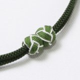 羽織紐　無双　マグネット　＜小田巻＞　千歳緑（ちとせみどり）（34）