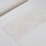 帯揚げ　縫取しあわせ菱　白（10）