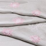 帯揚げ　輪出し吹き寄せ　灰青（はいあお）／撫子色（なでしこいろ）（35）