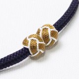 羽織紐　無双　マグネット　＜小田巻＞　黒（40）