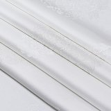 黒留袖（礼装用）帯揚げ　唐織縫取＜華丸紋＞