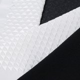 黒留袖（礼装用）半襟　【化繊素材】　白/白（05）