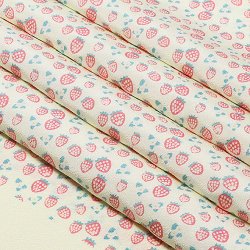 画像1: 帯揚げ　いちご　（02）