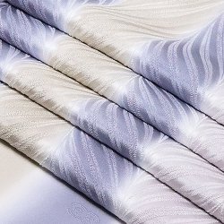 画像1: 帯揚げ　ふくれ羊歯三色ぼかし　（04）