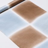 帯揚げ　二色モダン市松　勿忘草色（わすれなぐさいろ）／煎茶色（せんちゃいろ）（03）