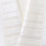 半襟　横段辻が花　白（04）