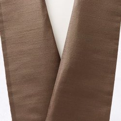 画像1: 半襟　男襟紬織　焦茶（こげちゃ）（01）