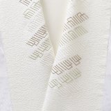 刺繍半襟　源氏香たづな　オフホワイト地 （02）