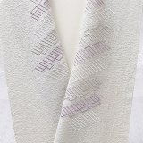 刺繍半襟　源氏香たづな　灰青地 （04）