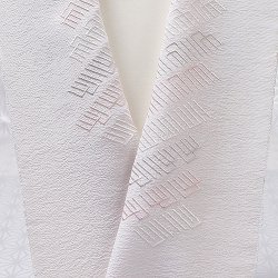 画像1: 刺繍半襟　源氏香たづな　灰桜地 （03）