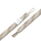 羽織紐　女短　七宝ウェーブ　亜麻色（あまいろ）／江戸鼠（えどねず）（06）