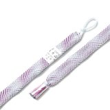 羽織紐　女短　七宝ウェーブ　白藍（しらあい）／京紫（きょうむらさき）（08）