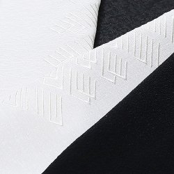 画像1: 黒留袖（礼装用）半襟　【正絹素材】　源氏香たづな