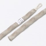 紳士羽織紐　七宝ウェーブ　亜麻色（あまいろ）／江戸鼠（えどねず）（06）