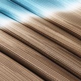 帯揚げ　二色斜め染め分け 　黄枯茶（きがらちゃ）／花浅葱（はなあさぎ）（04）