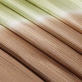 帯揚げ　二色斜め染め分け 　煎茶色（せんちゃいろ）／柳茶（やなぎちゃ）（03）