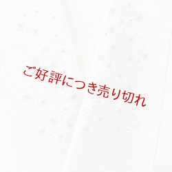 画像1: 刺繍半襟　明雲小花　オフホワイト地（02）