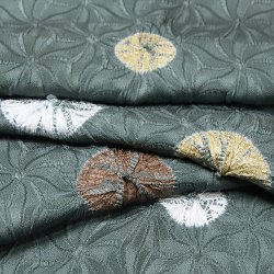 画像1: 帯揚げ　捻り麻三色傘巻き 　虫襖（むしあお）（02）