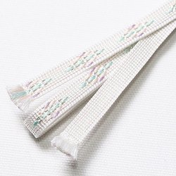 画像1: 三分紐　ダイヤモンド ライン（Ｂ）　白（06）