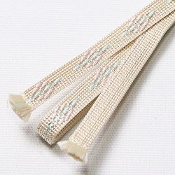 画像1: 三分紐　ダイヤモンド ライン（Ｂ）　練色（ねりいろ）（02）