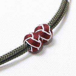 画像1: 羽織紐　無双　マグネット　＜小田巻＞　老竹色（おいたけいろ）（44）