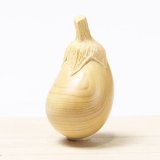 黄楊根付　なすび【岡壱名入り】（2026年3月14日掲載）