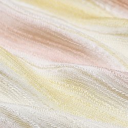 画像1: 帯揚げ　唐織三色段ぼかし　（01）