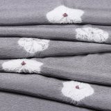 帯揚げ　輪出し小帽子に傘巻き 　鈍色（にびいろ）（06）