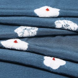 画像1: 帯揚げ　輪出し小帽子に傘巻き 　褐返（かちかえし）（04）