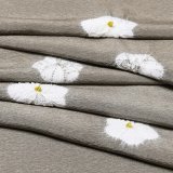 帯揚げ　輪出し小帽子に傘巻き 　海松茶（みるちゃ）（03）