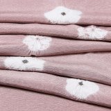 帯揚げ　輪出し小帽子に傘巻き 　梅鼠（うめねず）（01）