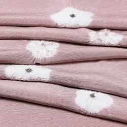 画像1: 帯揚げ　輪出し小帽子に傘巻き 　梅鼠（うめねず）（01）