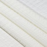 帯揚げ　草木染縦横リボン縞 　オフホワイト（01）