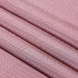 画像1: 帯揚げ　草木染竪絽半々銀糸入り 　浅蘇芳（あさすおう）（05）