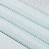 帯揚げ　草木染竪絽半々銀糸入り 　藍白（あいじろ）（12）