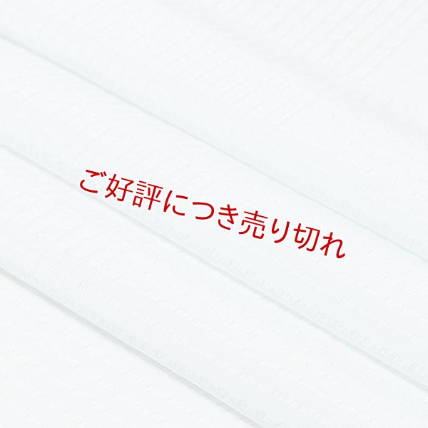 画像1: 帯揚げ　草木染竪絽半々銀糸入り 　藍白（あいじろ）（12） (1)