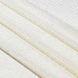 帯揚げ　草木染竪絽半々銀糸入り 　鳥の子色（とりのこいろ）（03）