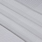 帯揚げ　草木染竪絽半々銀糸入り 　白（01）