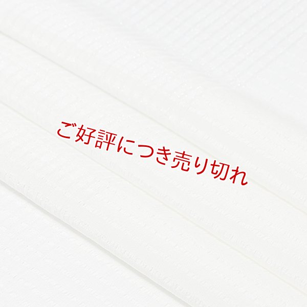 画像1: 帯揚げ　草木染竪絽半々銀糸入り 　練色（ねりいろ）（02） (1)