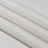 帯揚げ　草木染竪絽半々銀糸入り 　灰白色（かいはくしょく）（04）