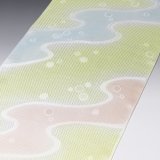 帯揚げ　メッシュ流水水引ぼかしに水玉　（02）