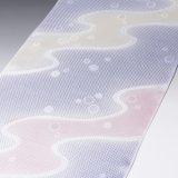 帯揚げ　メッシュ流水水引ぼかしに水玉　（03）