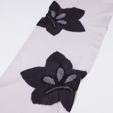 帯揚げ　絽輪出し大桔梗　（05）