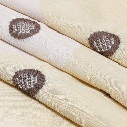 画像1: 帯揚げ　紋紗二色染め分け水玉　（02）