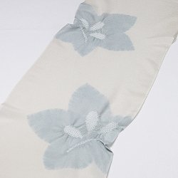 画像1: 帯揚げ　絽輪出し大桔梗　（03）