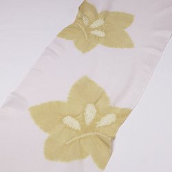 画像1: 帯揚げ　絽輪出し大桔梗　（02）