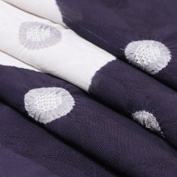 画像1: 帯揚げ　紋紗二色染め分け水玉　（05）