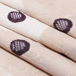 画像1: 帯揚げ　紋紗二色染め分け水玉　（01）