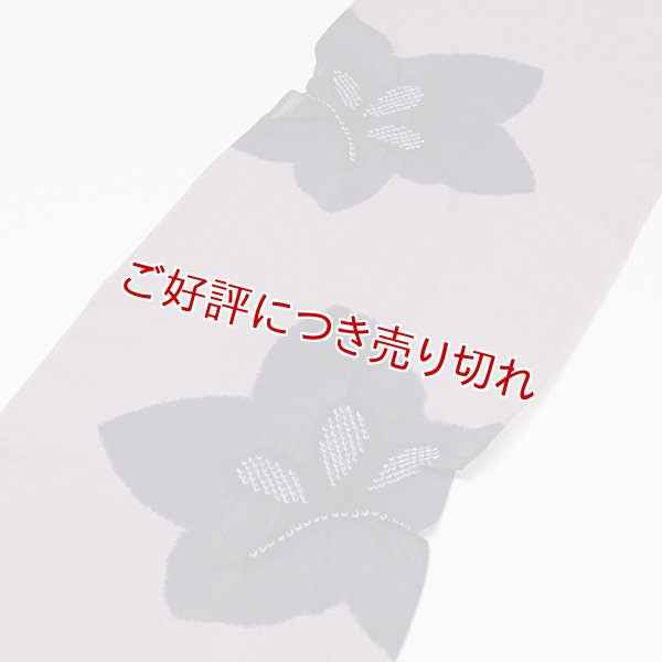 画像1: 帯揚げ　絽輪出し大桔梗　（06） (1)