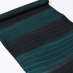 画像1: 帯揚げ　紋紗稜線二色段染め　（03）